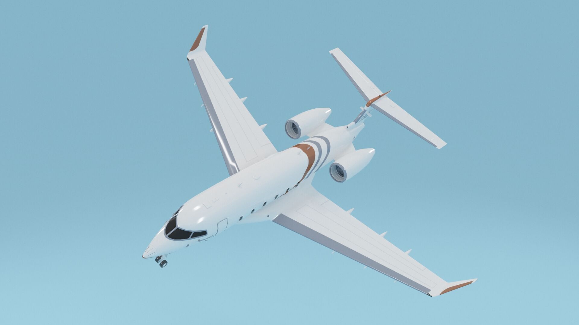 Plane 04 3D model_6