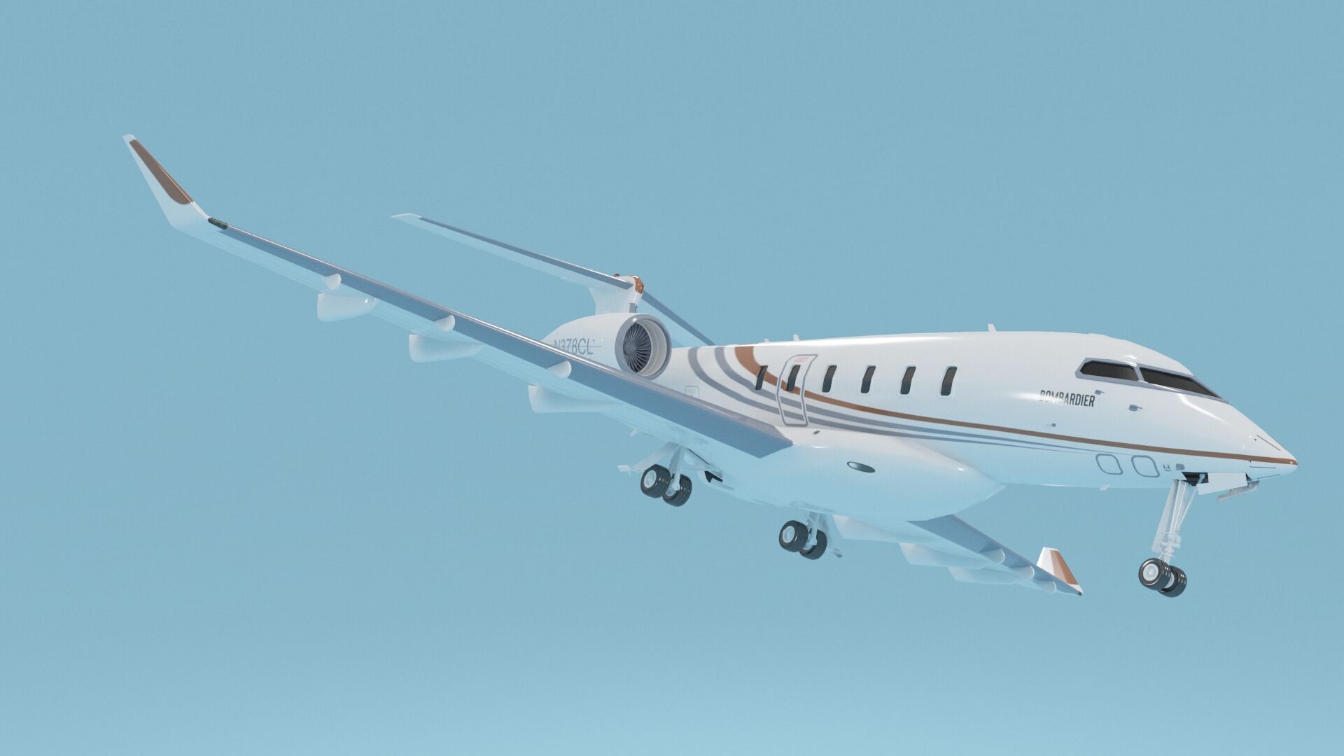 Plane 04 3D model_7