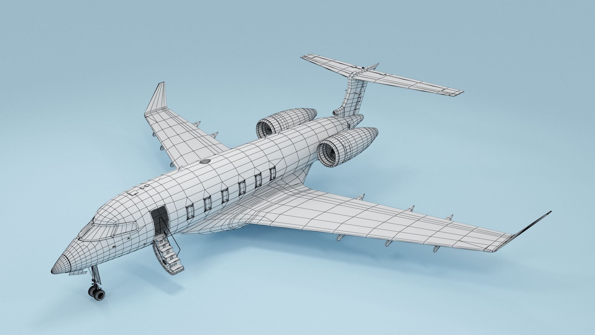 Plane 04 3D model_8