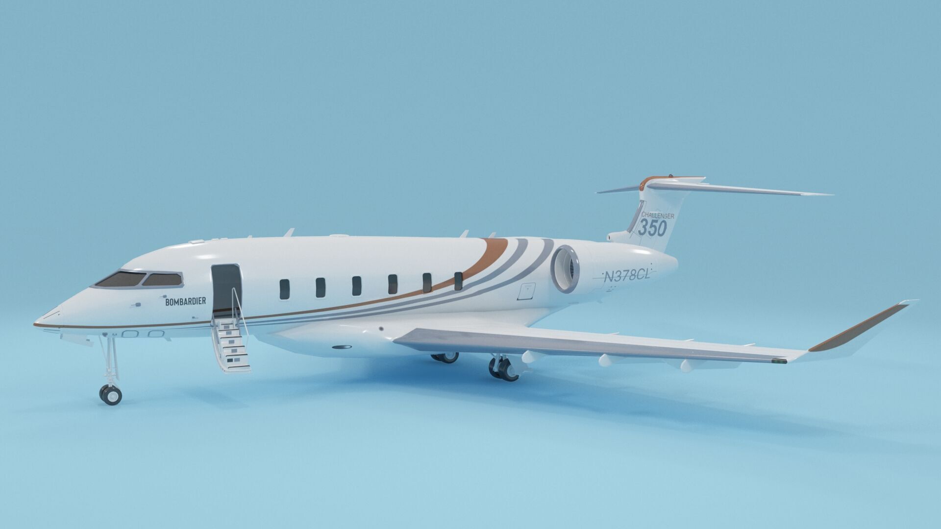 Plane 04 3D model_1
