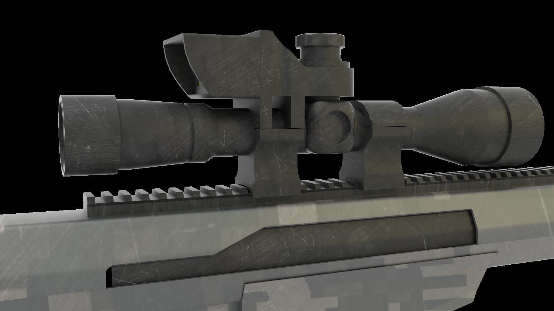 m107 sniper rifle  Free 3D model_3