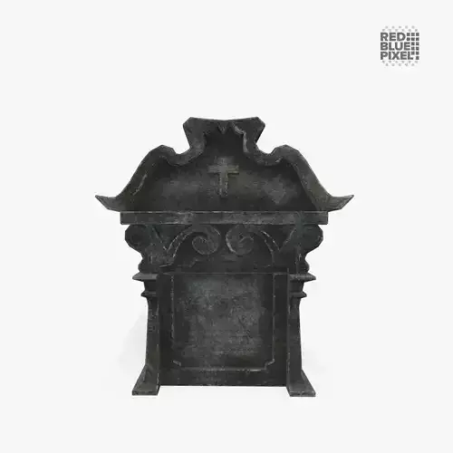 Tomb Stones 21 Low-poly 3D model