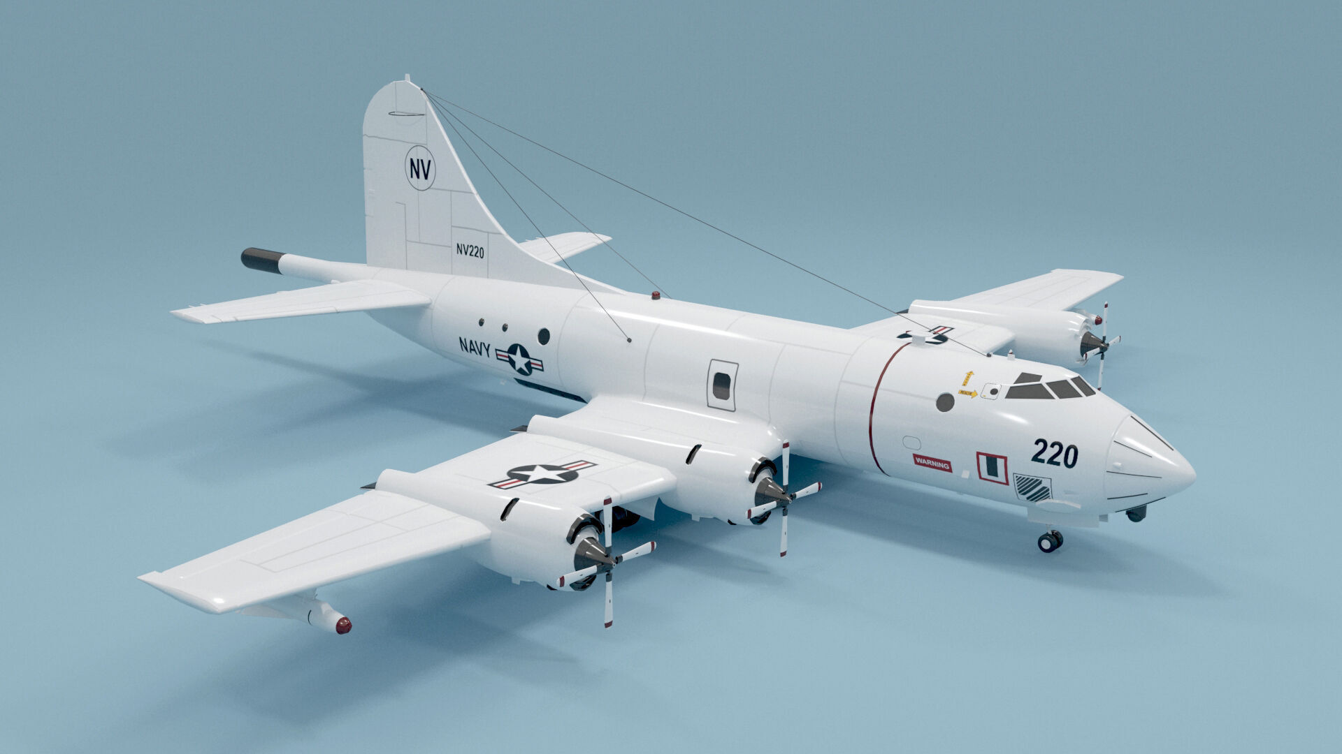 Plane 05 3D model_4