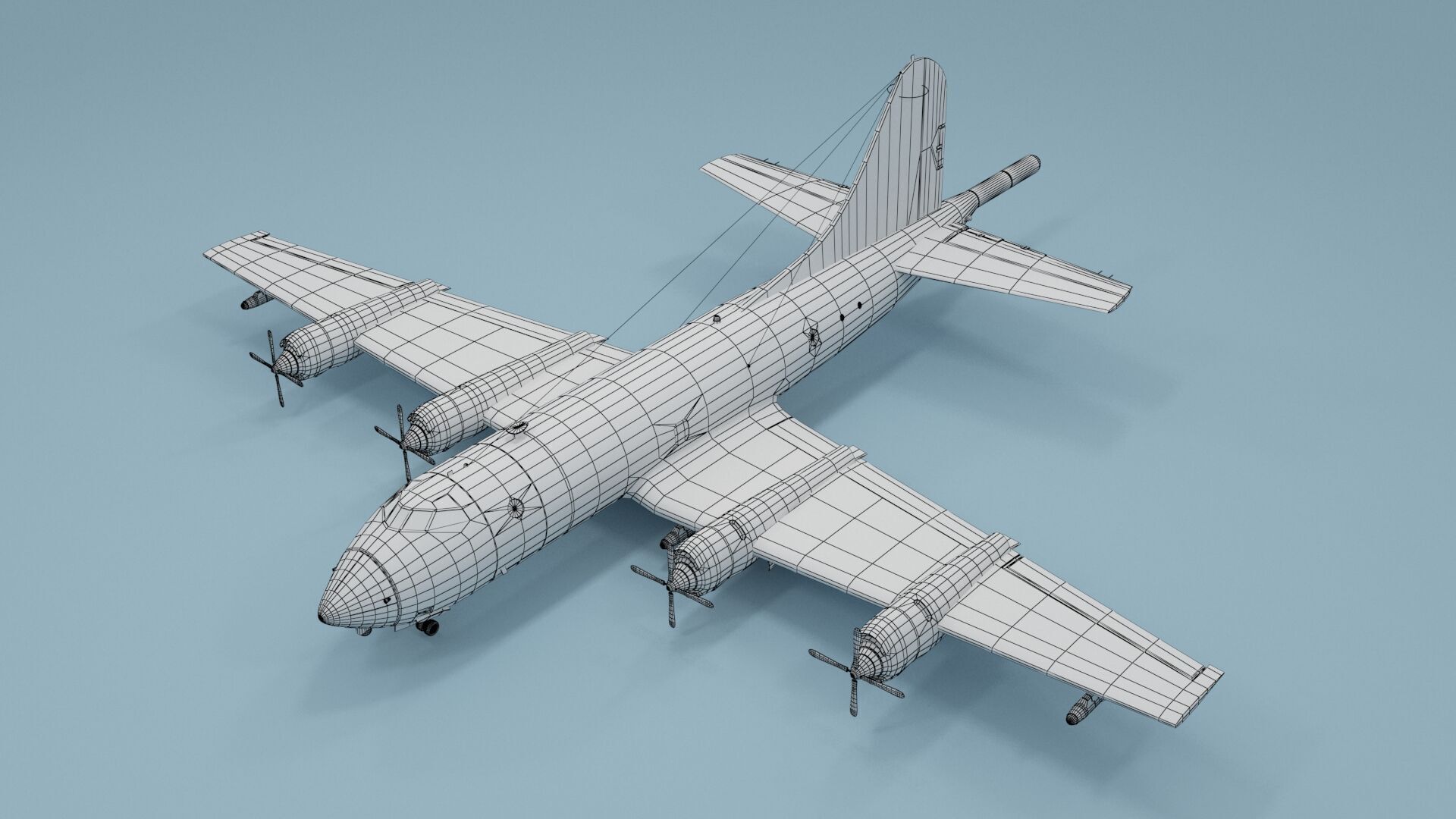 Plane 05 3D model_8
