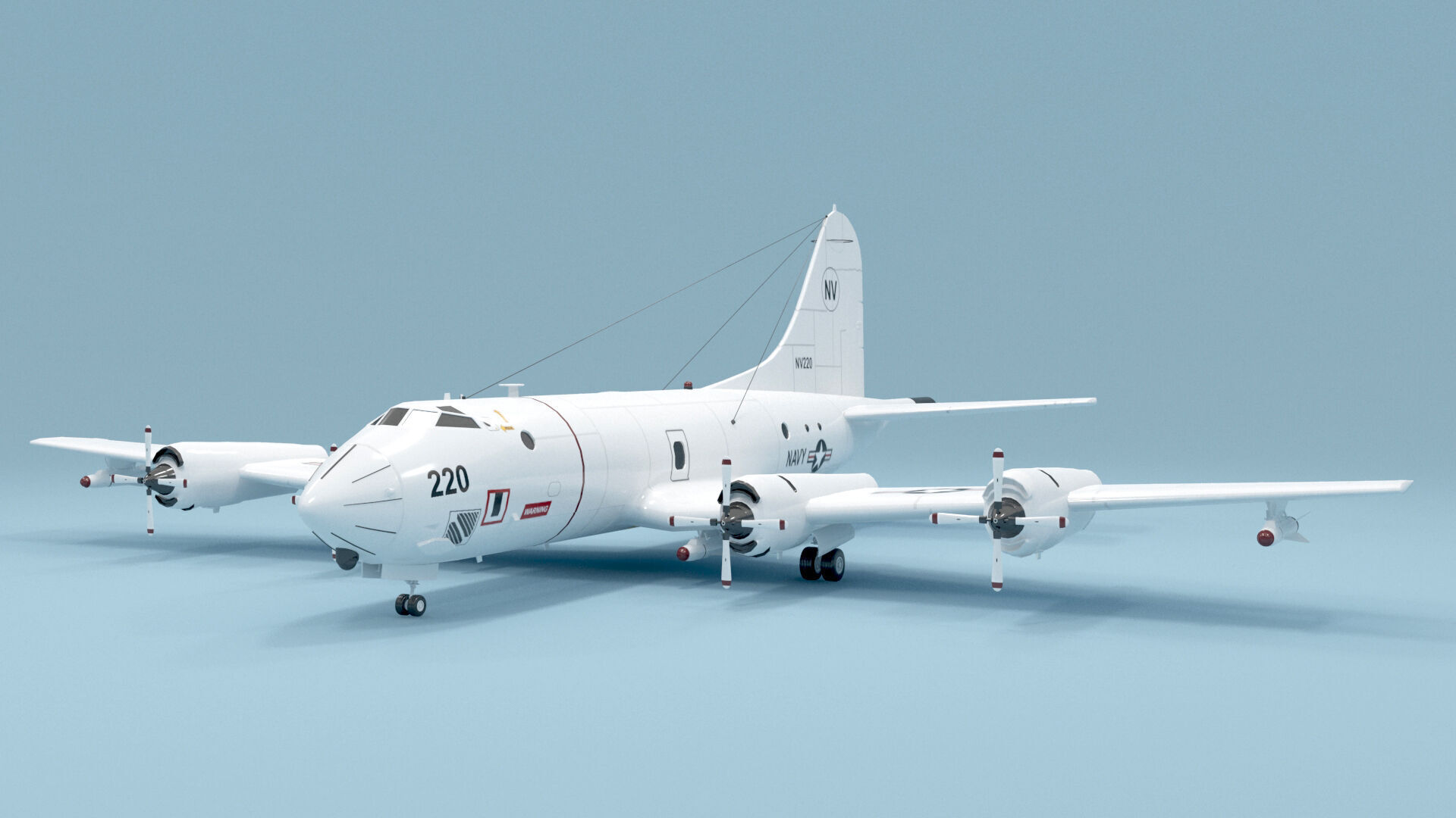 Plane 05 3D model_2
