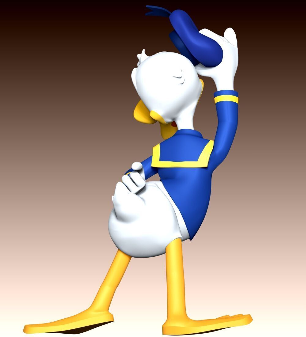 Donald Duck Fan Art 3D print model_8