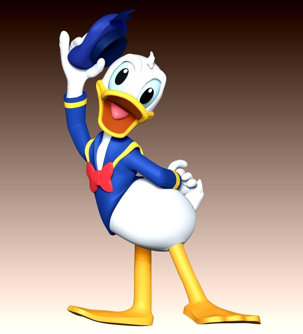 Donald Duck Fan Art 3D print model_2