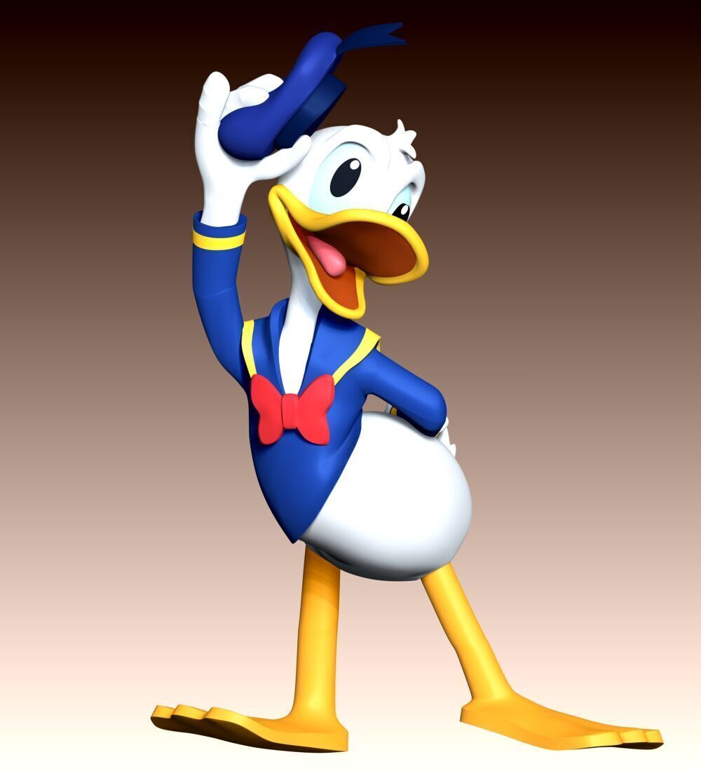 Donald Duck Fan Art 3D print model_5