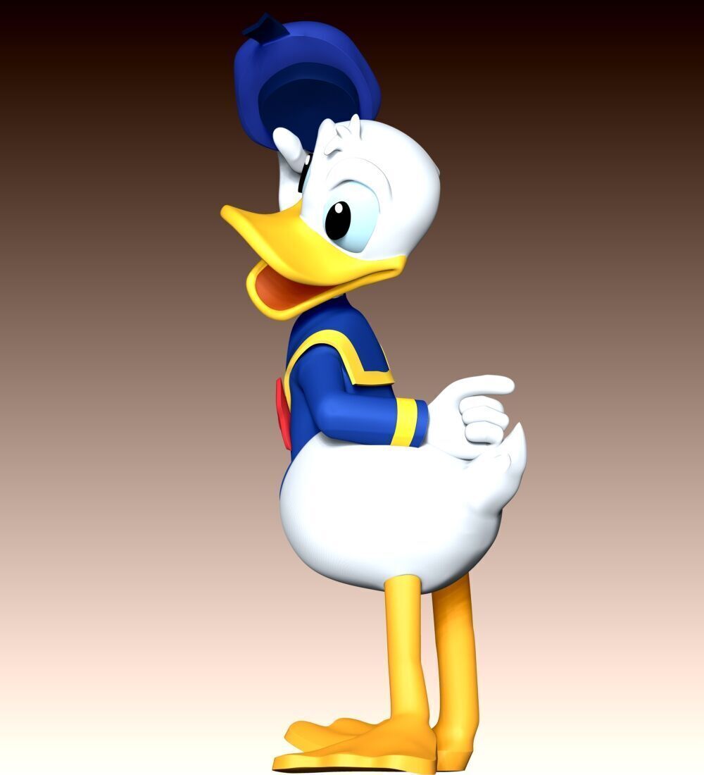 Donald Duck Fan Art 3D print model_9