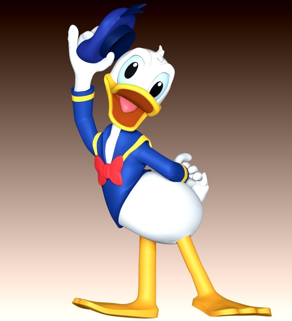 Donald Duck Fan Art 3D print model_7