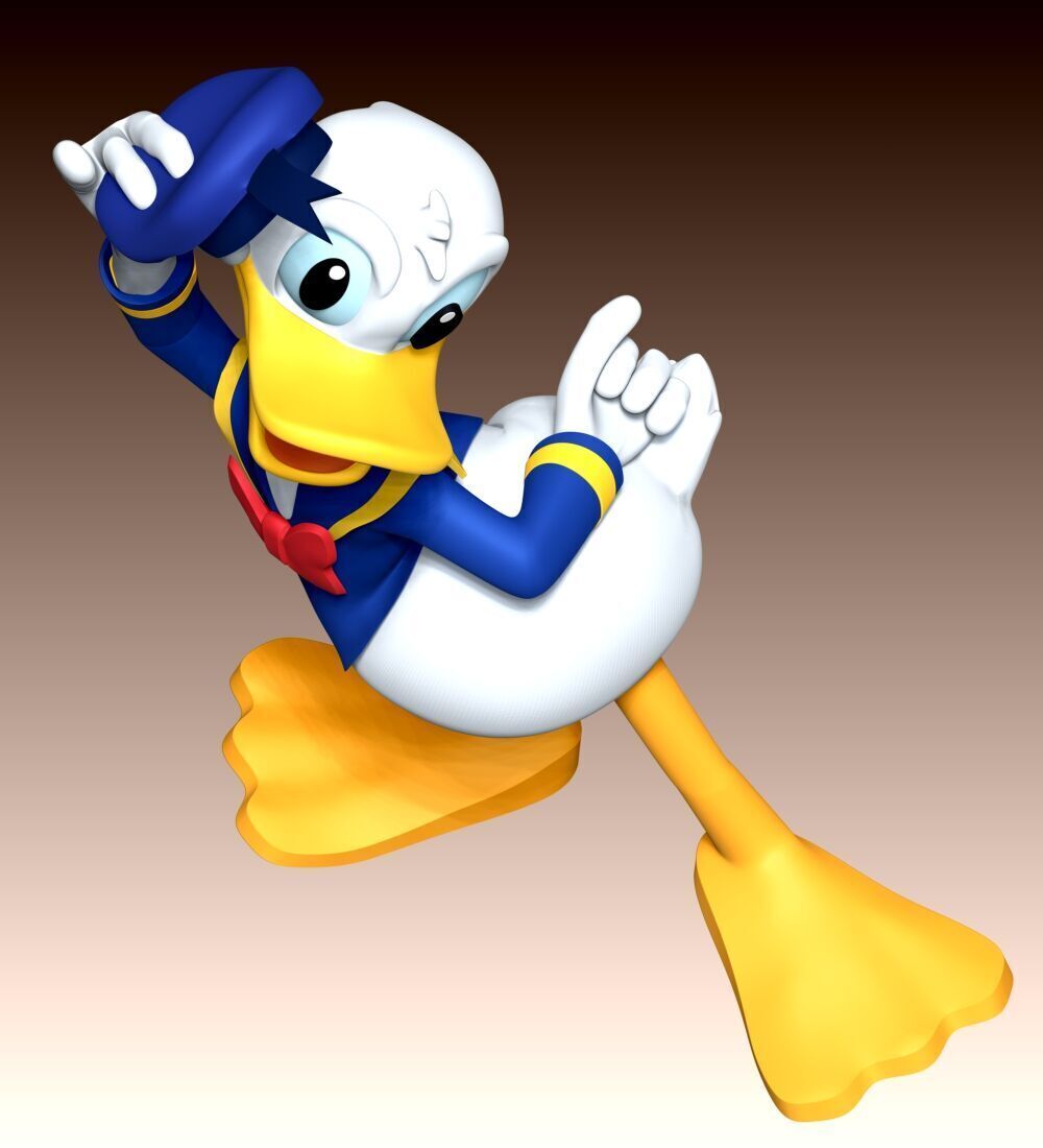 Donald Duck Fan Art 3D print model_6