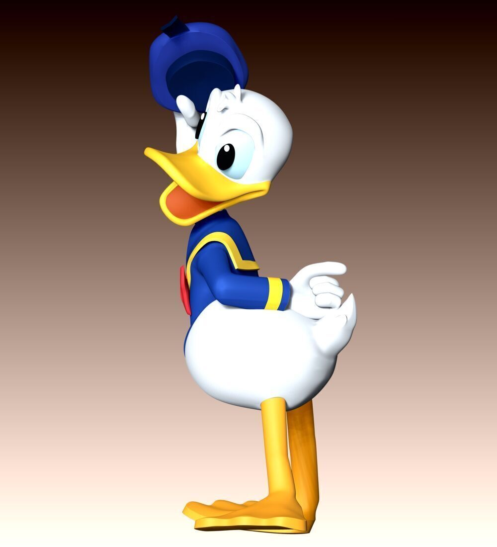 Donald Duck Fan Art 3D print model_4