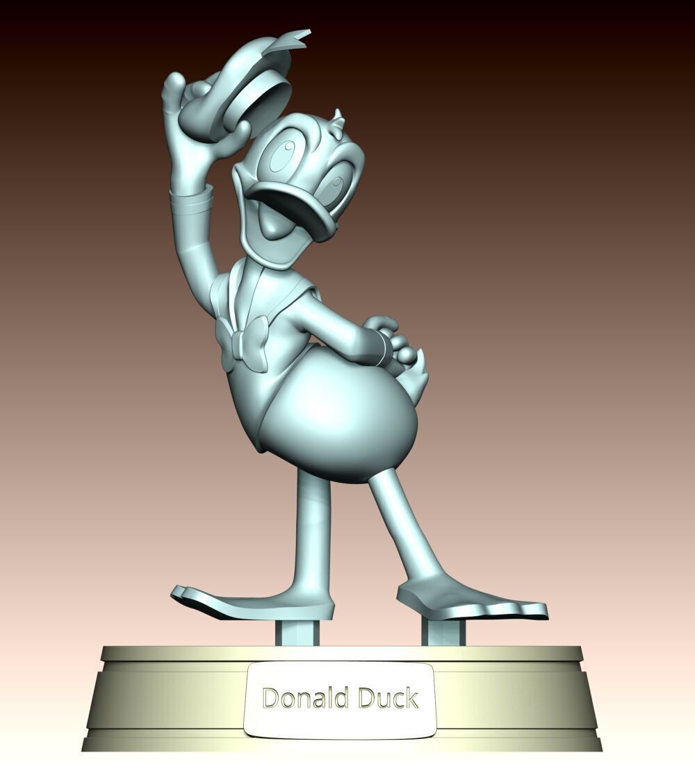 Donald Duck Fan Art 3D print model_3