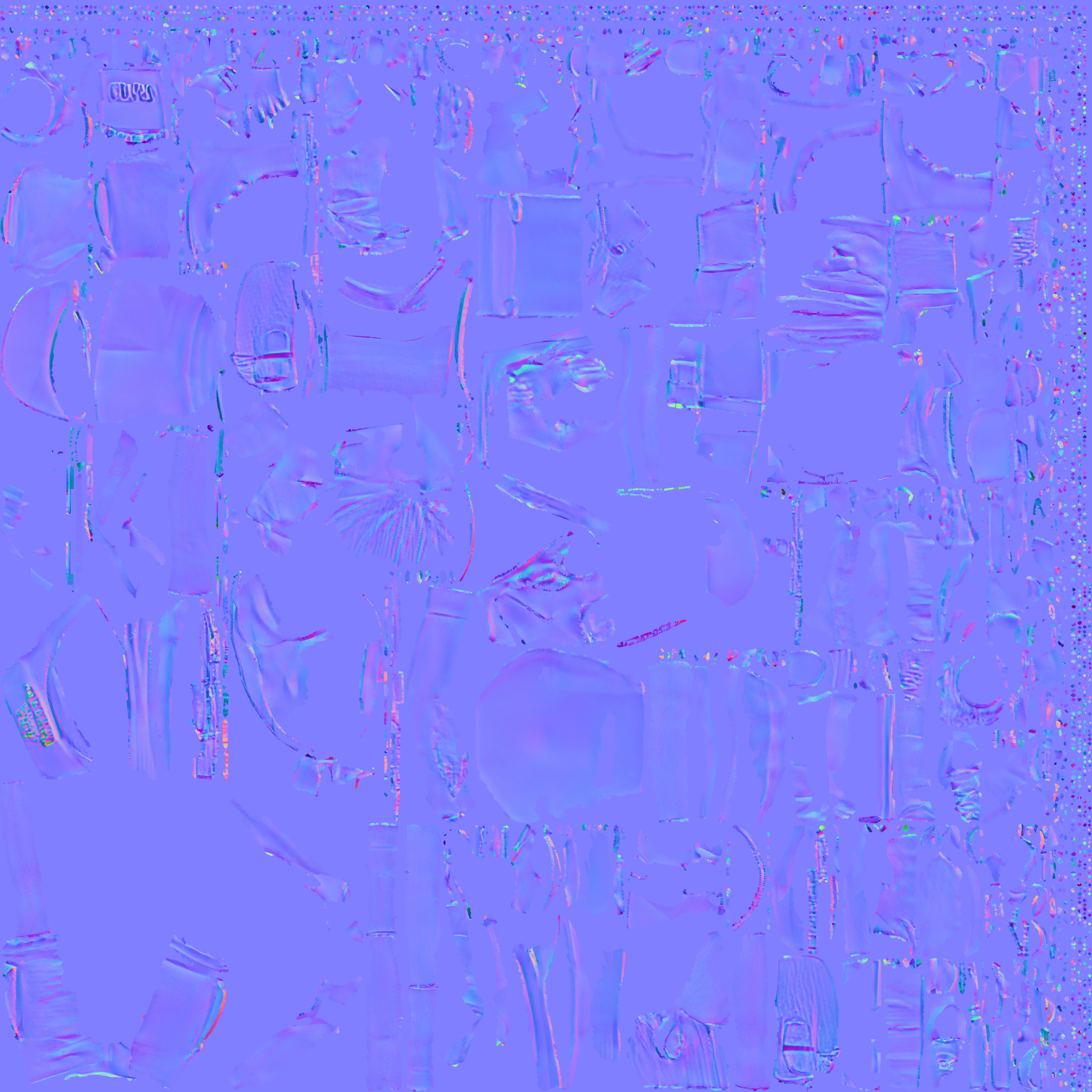 Female Army 3D Model Low-poly 3D model_6