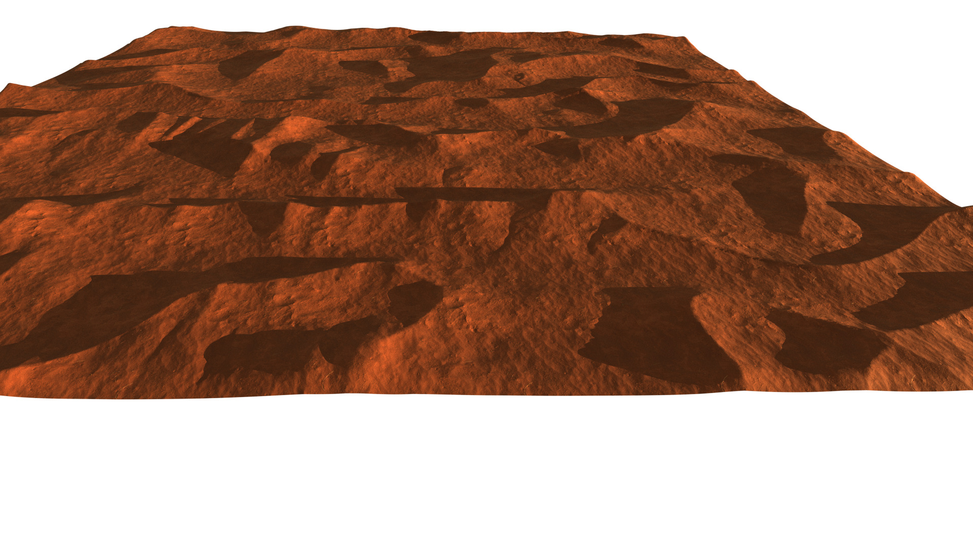 desert terrain pack Low-poly 3D model_7