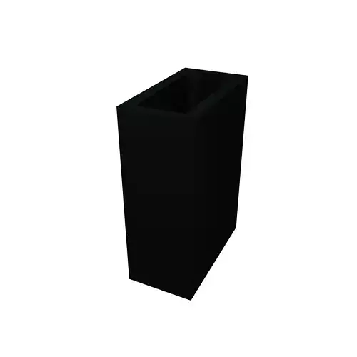 Morden Rubbish Bin v1 002 Low-poly 3D model