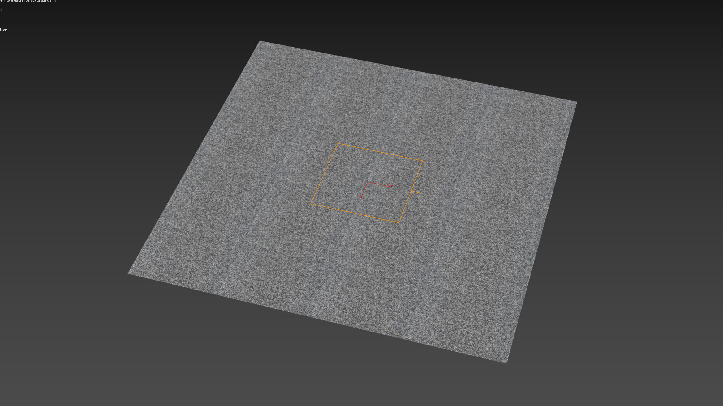 Black and white gravel material 05 Low-poly 3D model_10