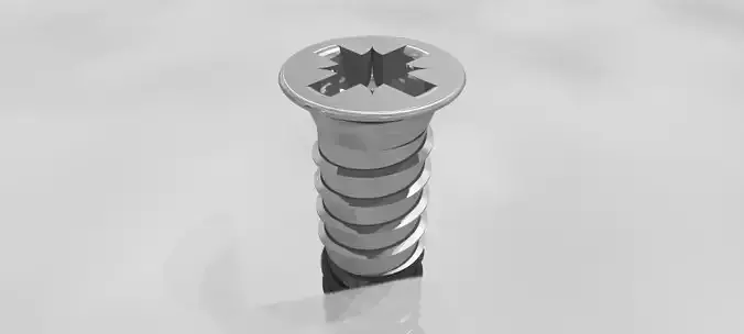 IKEA Drawer Rail Screws 100365  3D model