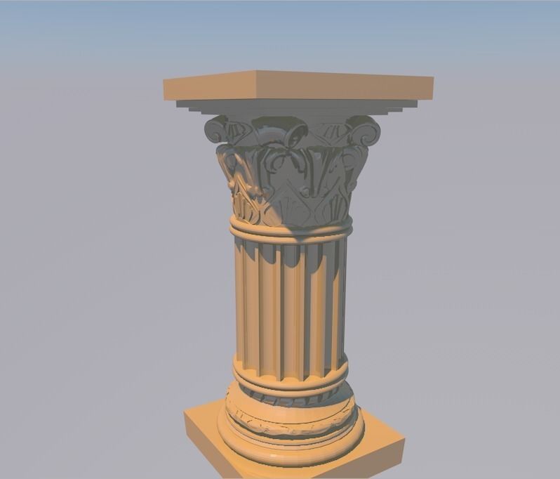 Pilar column 3D model