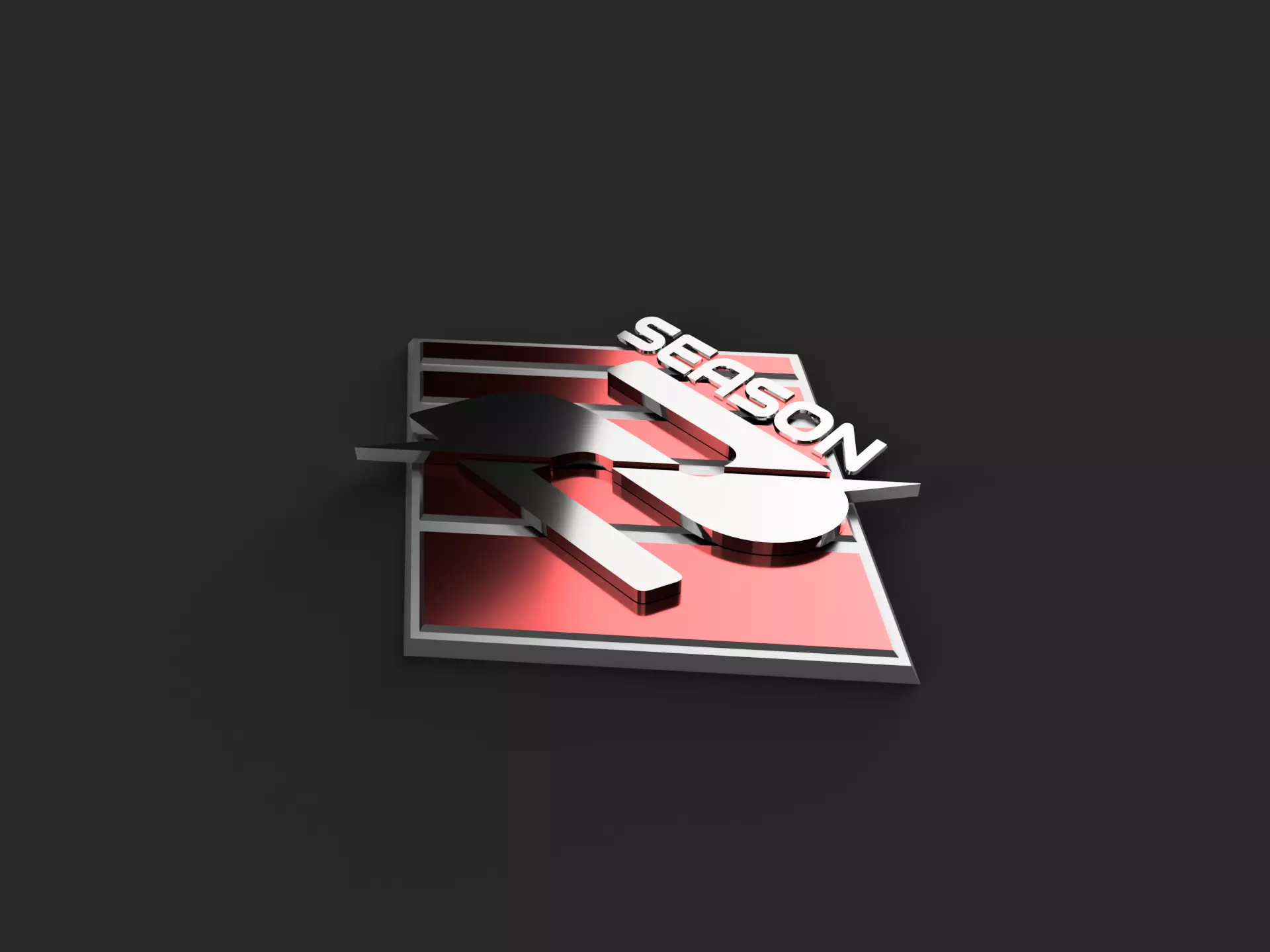 CS2 Premier Badge 3D model_0