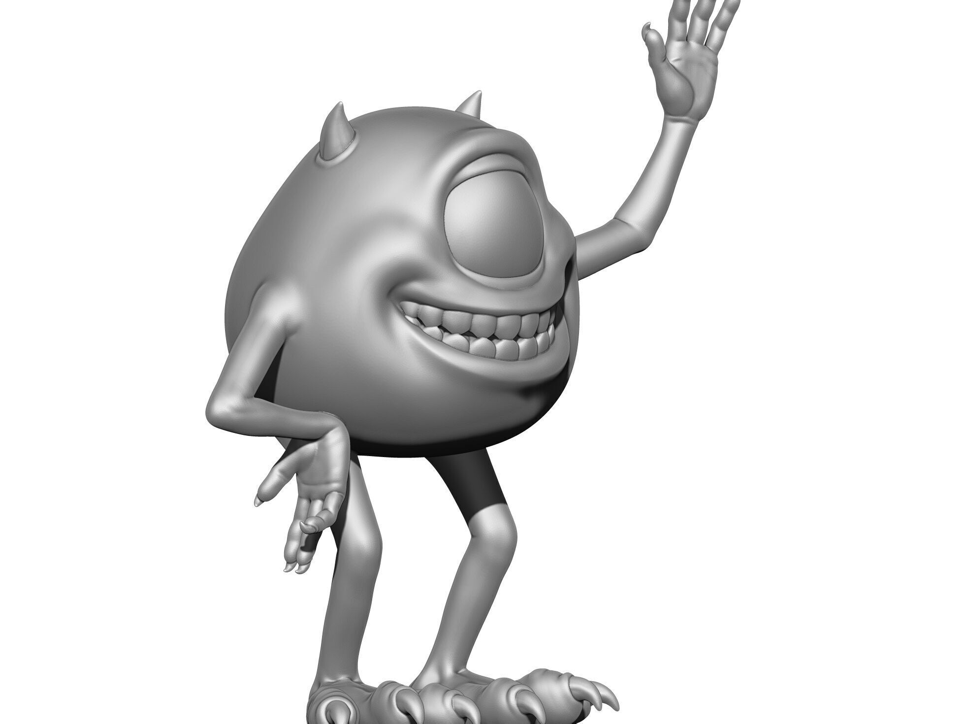 Monsters Inc for 3D printing STL 3D print model_5