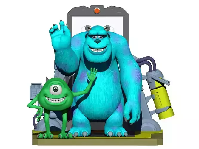 Monsters Inc  for 3D printing STL