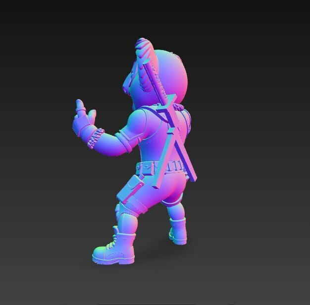 KoalaPool Unique 3D Printed Statue of the Superhero Koala 3D model_3