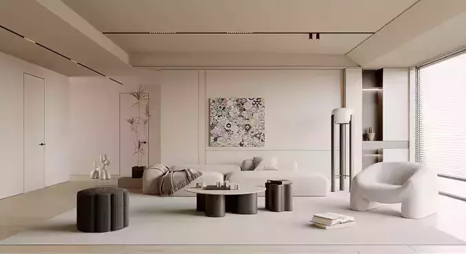 modern living room interior scenes 161