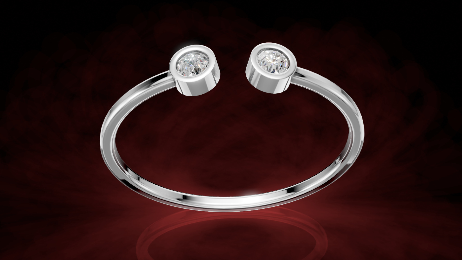 Brilliant Elegant Ring 3D print model_7