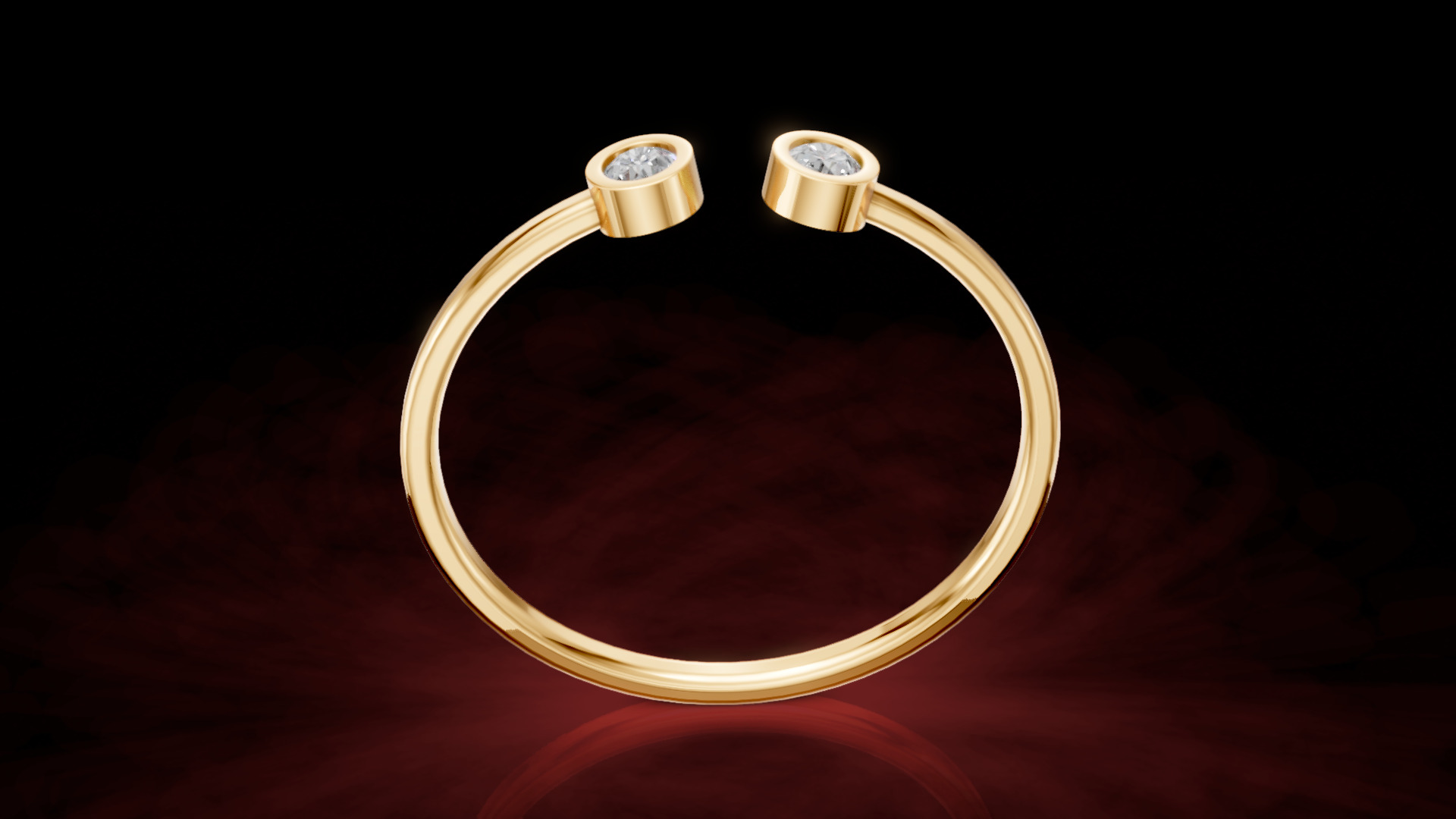 Brilliant Elegant Ring 3D print model_2