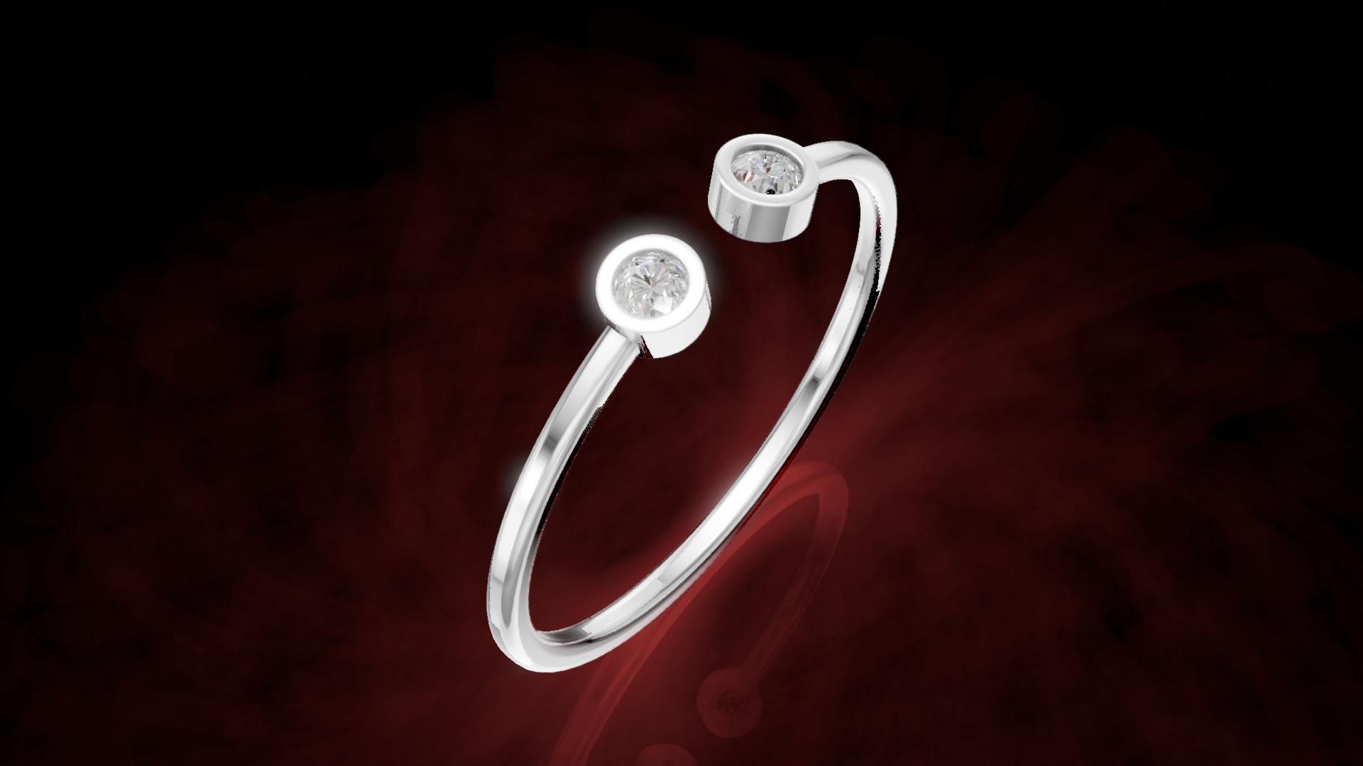 Brilliant Elegant Ring 3D print model_8