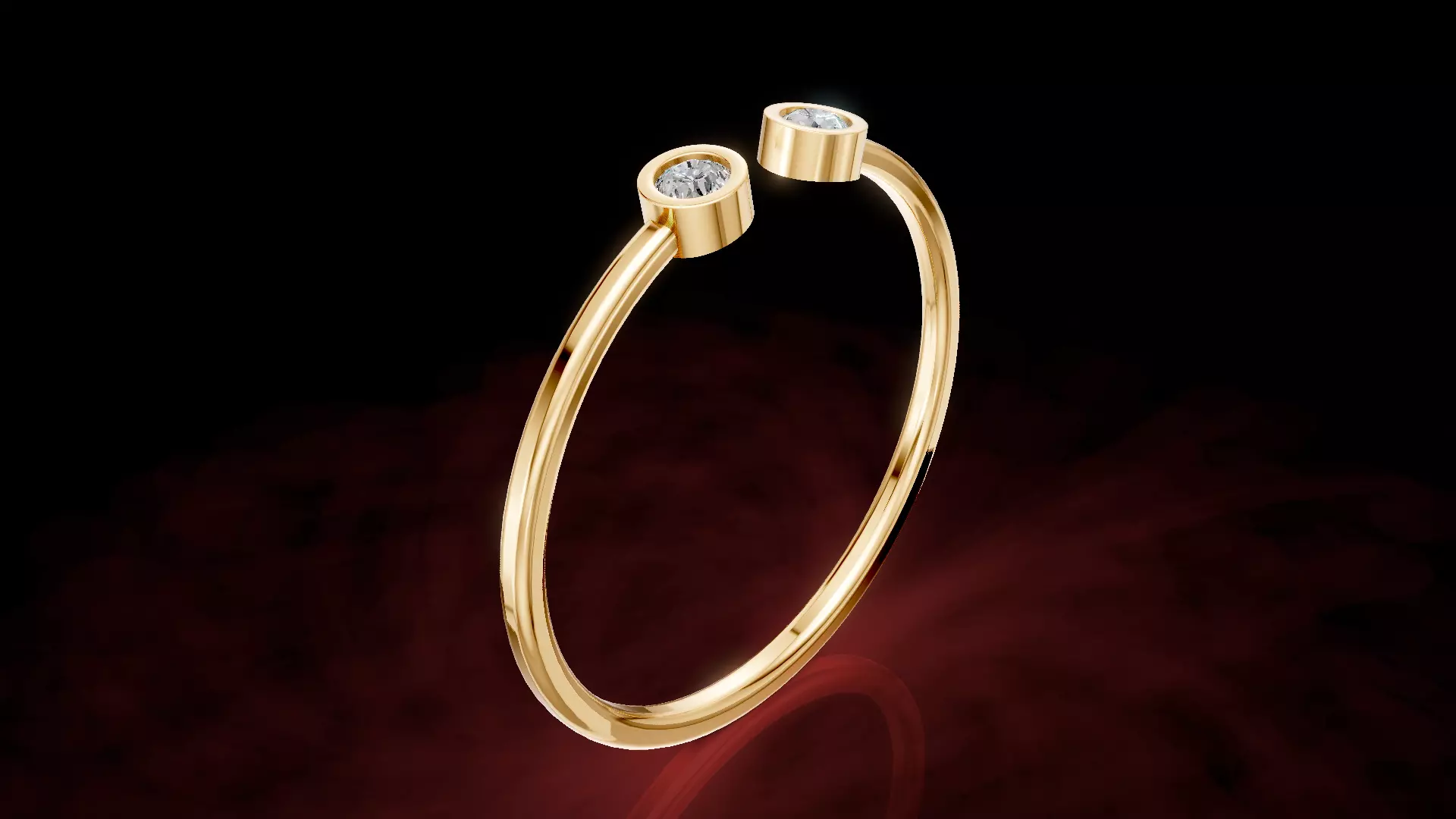 Brilliant Elegant Ring 3D print model_0