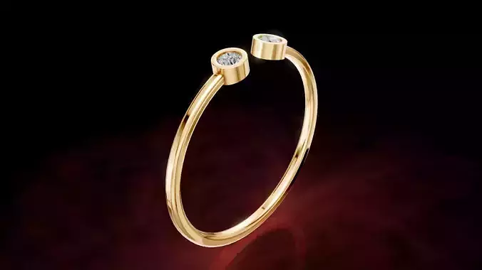 Brilliant Elegant Ring 3D print model