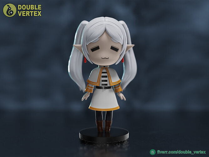 Chibi Frieren - Frieren Beyond Journey Anime Figure 3D print model