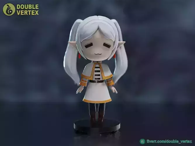 Chibi Frieren - Frieren Beyond Journey Anime Figure 3D print model