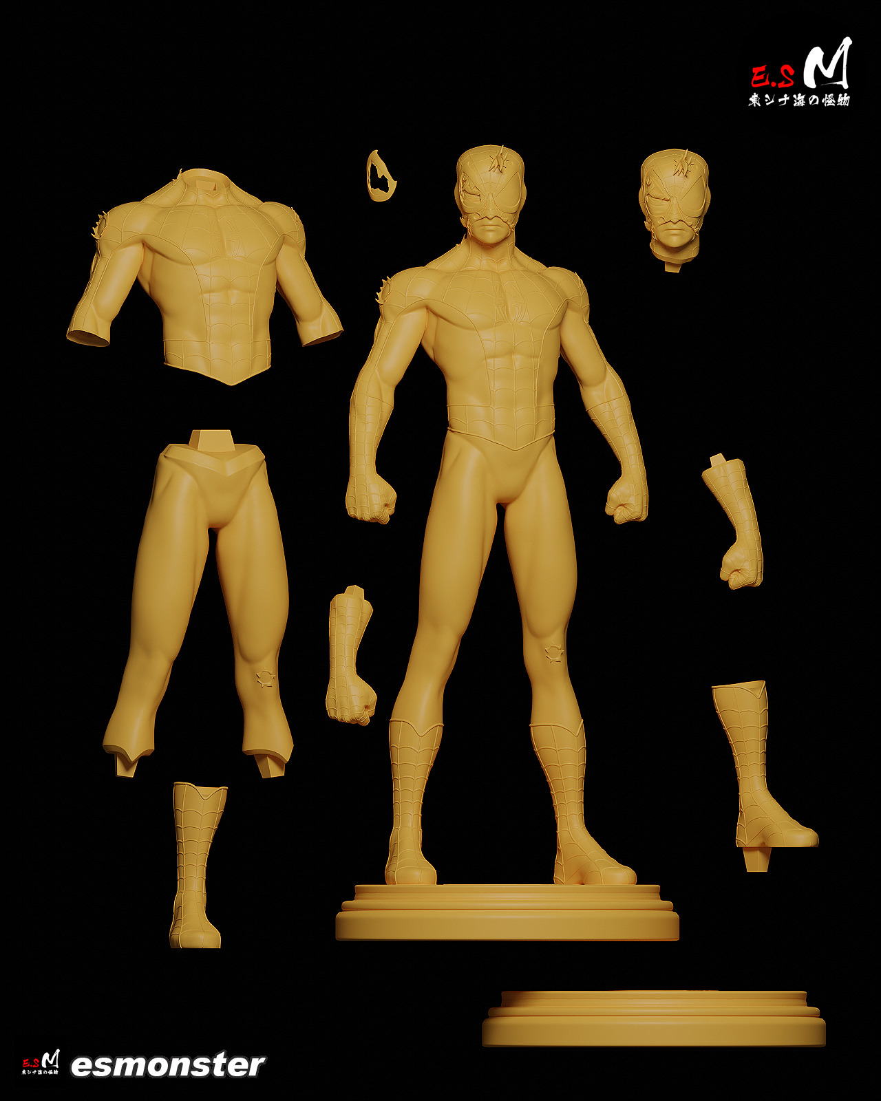 Spidey Man CHARACTER BY ESM 3D print model_5