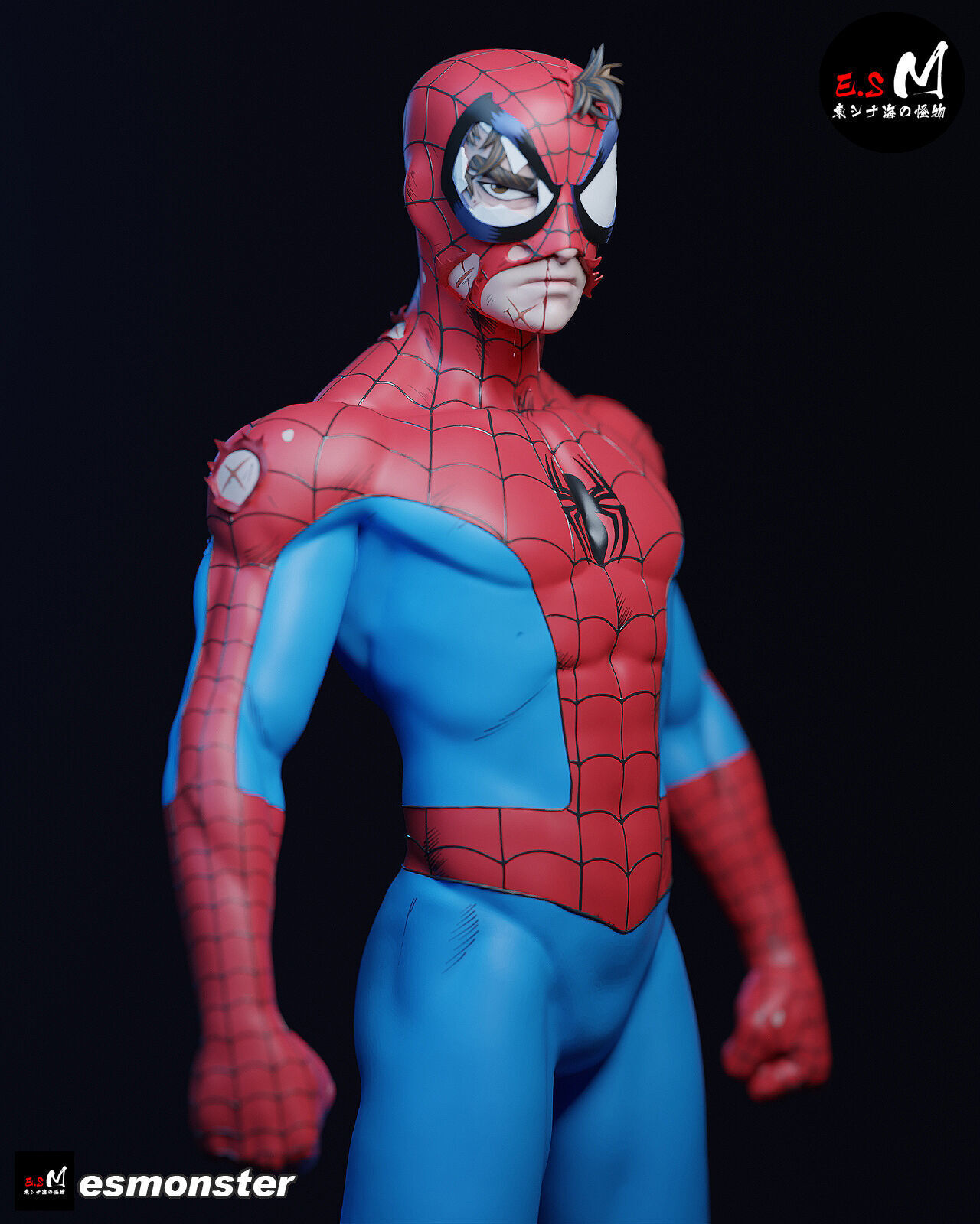 Spidey Man CHARACTER BY ESM 3D print model_1