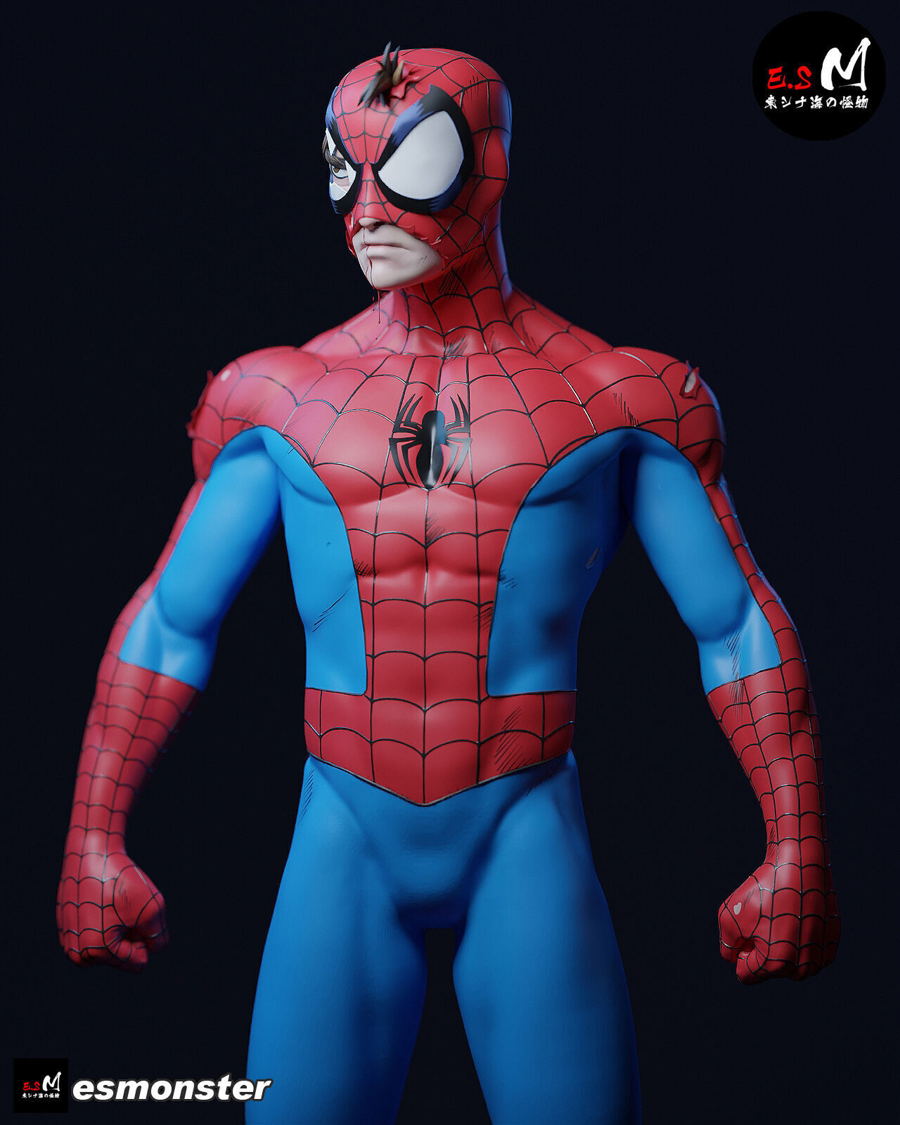 Spidey Man CHARACTER BY ESM 3D print model_2