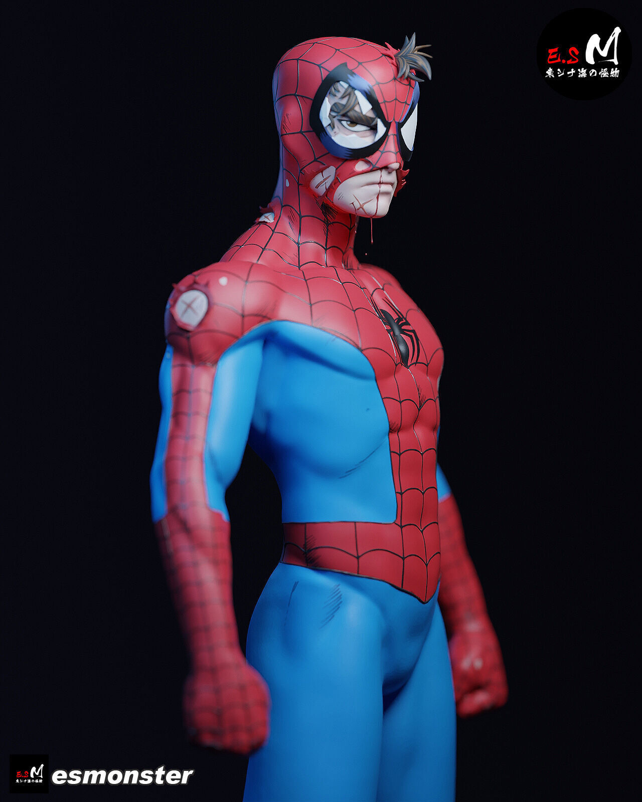 Spidey Man CHARACTER BY ESM 3D print model_3