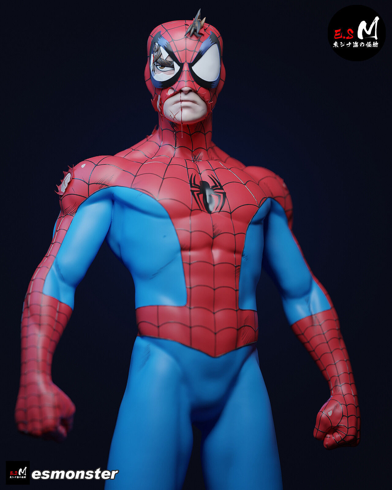Spidey Man CHARACTER BY ESM 3D print model_4