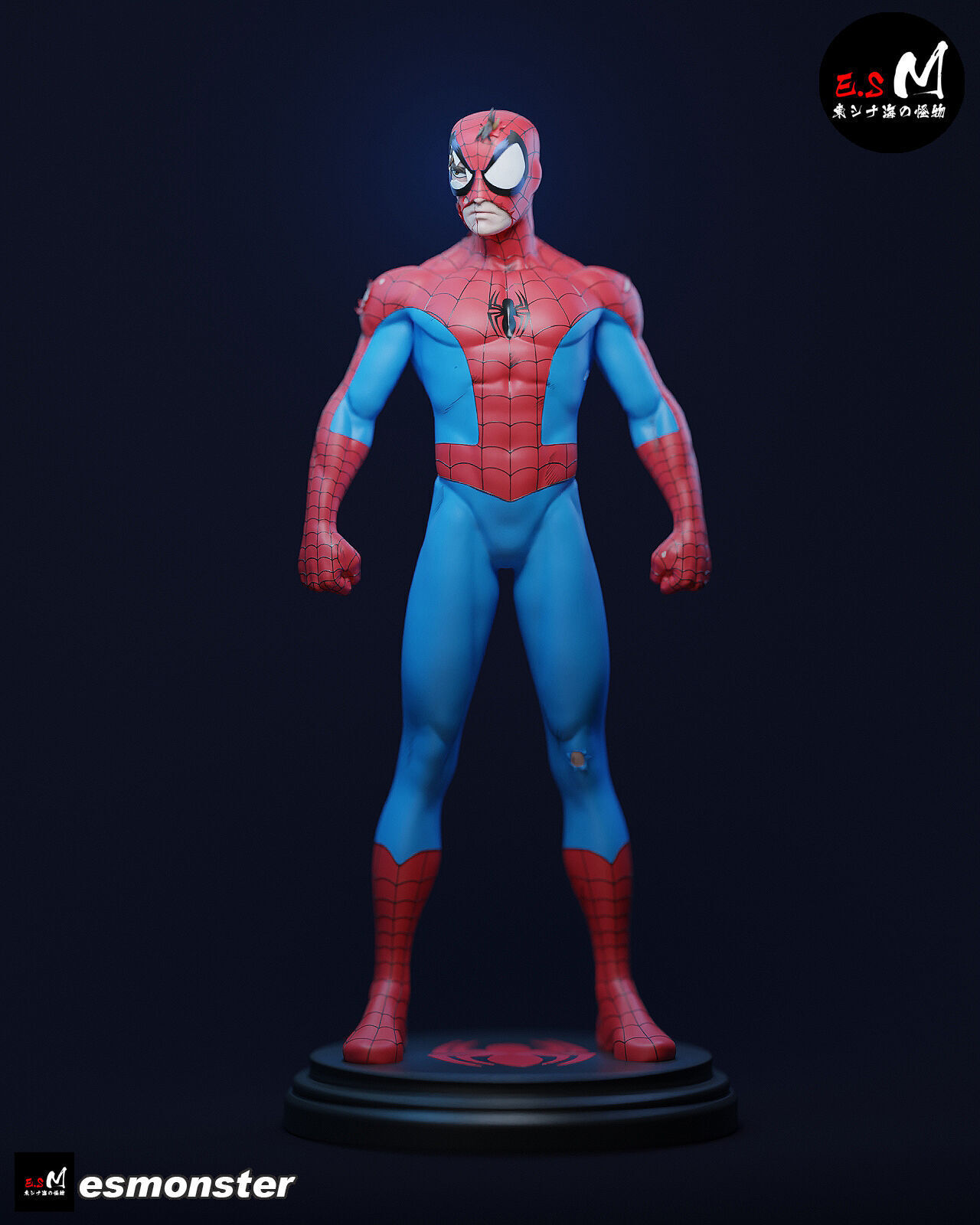 Spidey Man CHARACTER BY ESM 3D print model_13