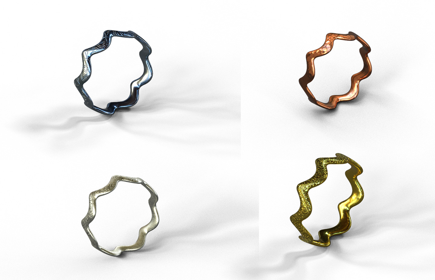 High-Quality 3D Ring Model Pack 34 Low-poly 3D model_22