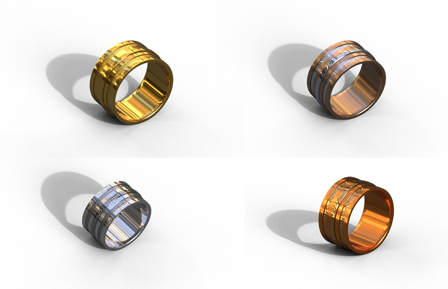 High-Quality 3D Ring Model Pack 34 Low-poly 3D model_37