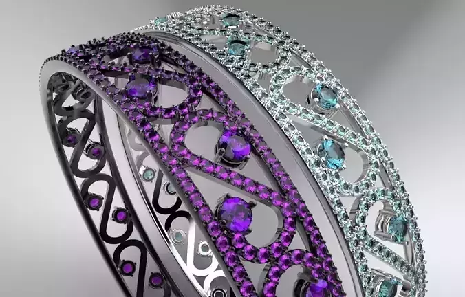 Bracelet filigree bangle