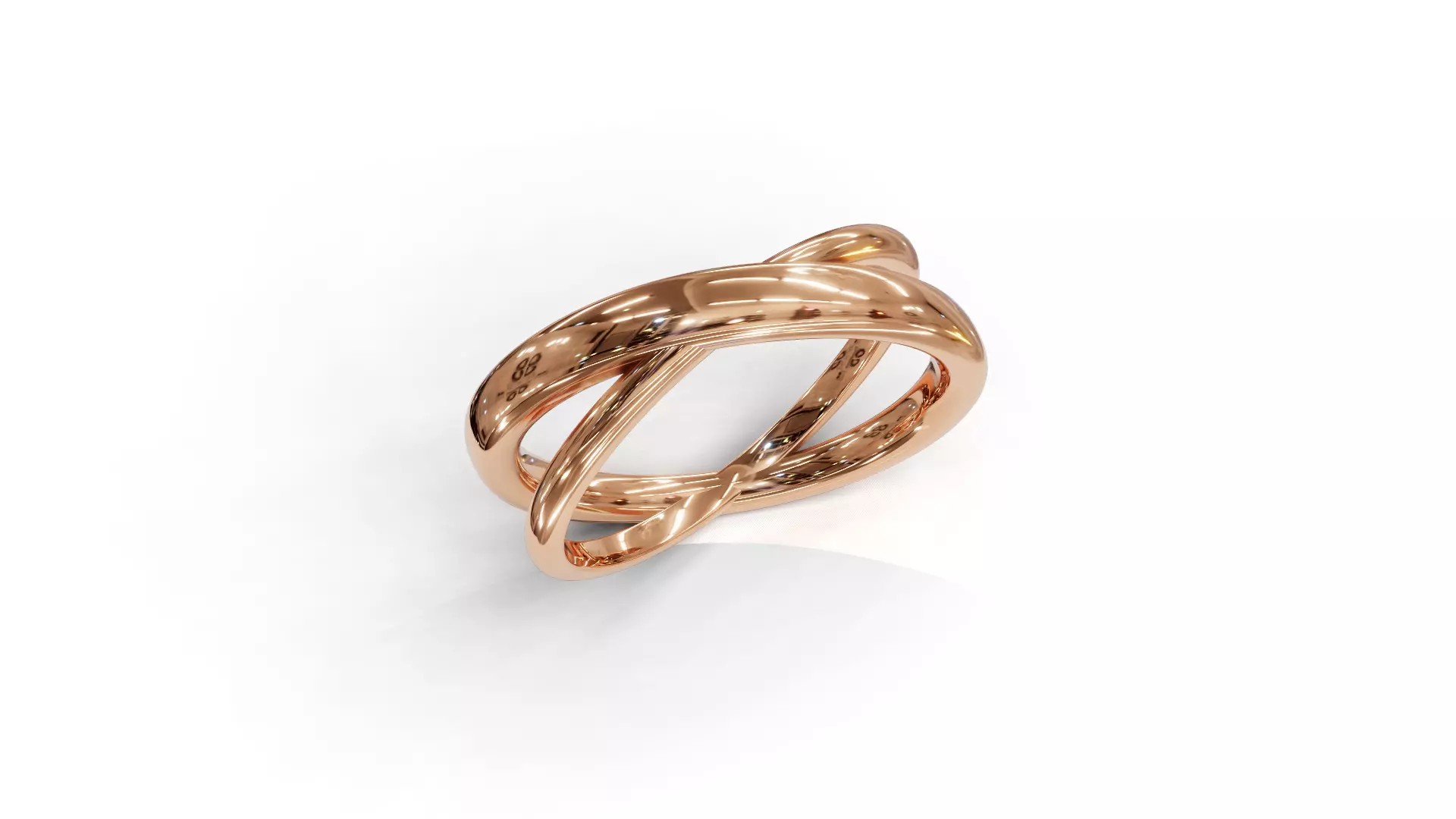 Criss cross ring 1 3D print model_0