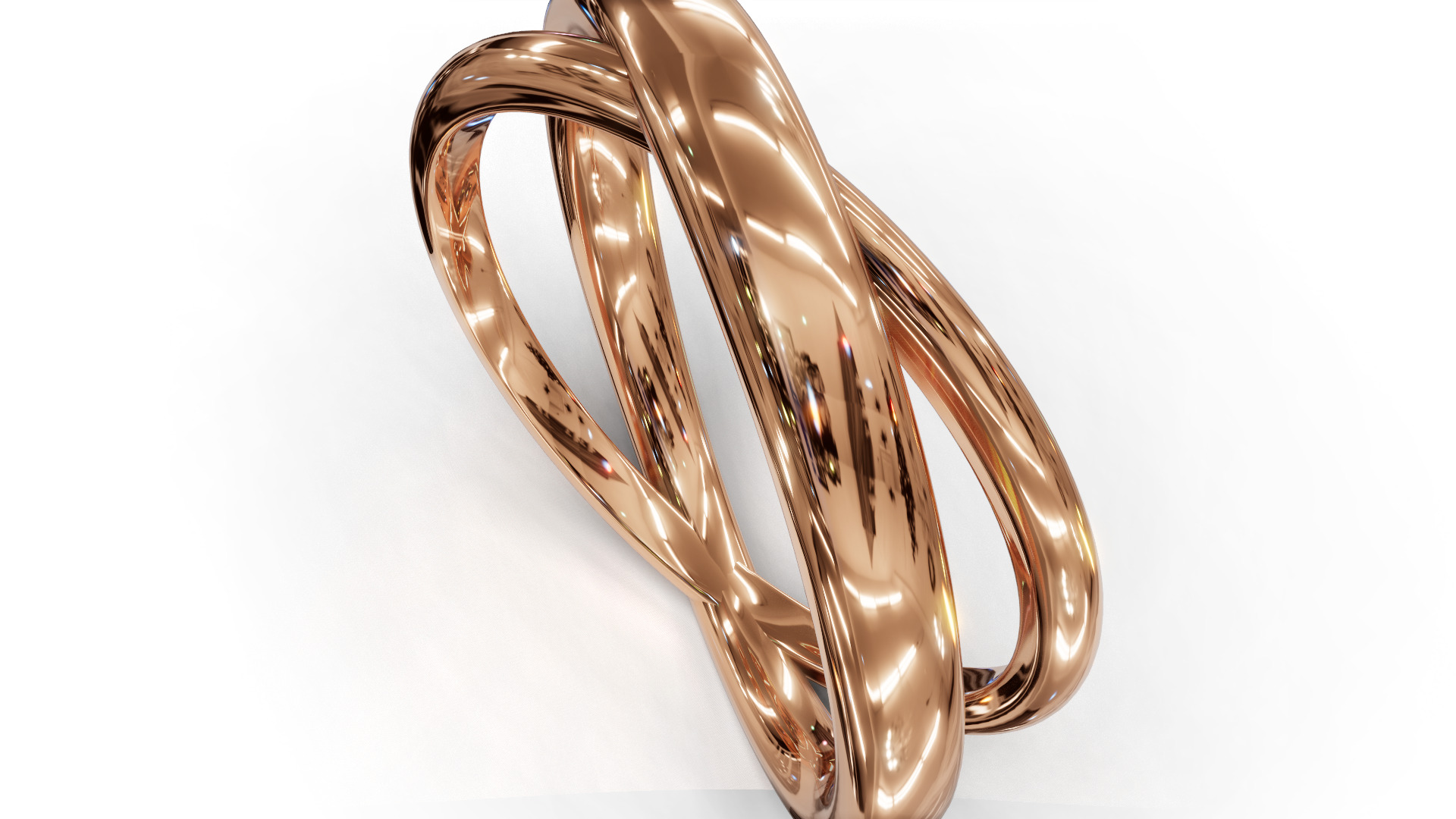 Criss cross ring 1 3D print model_4