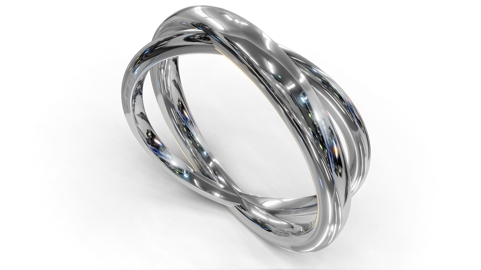 Criss cross ring 1 3D print model_10
