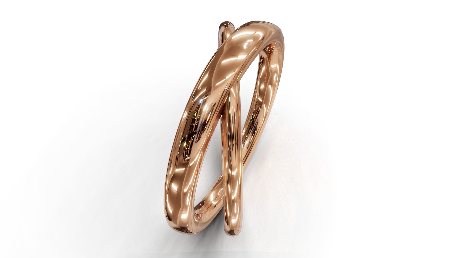 Criss cross ring 1 3D print model_5