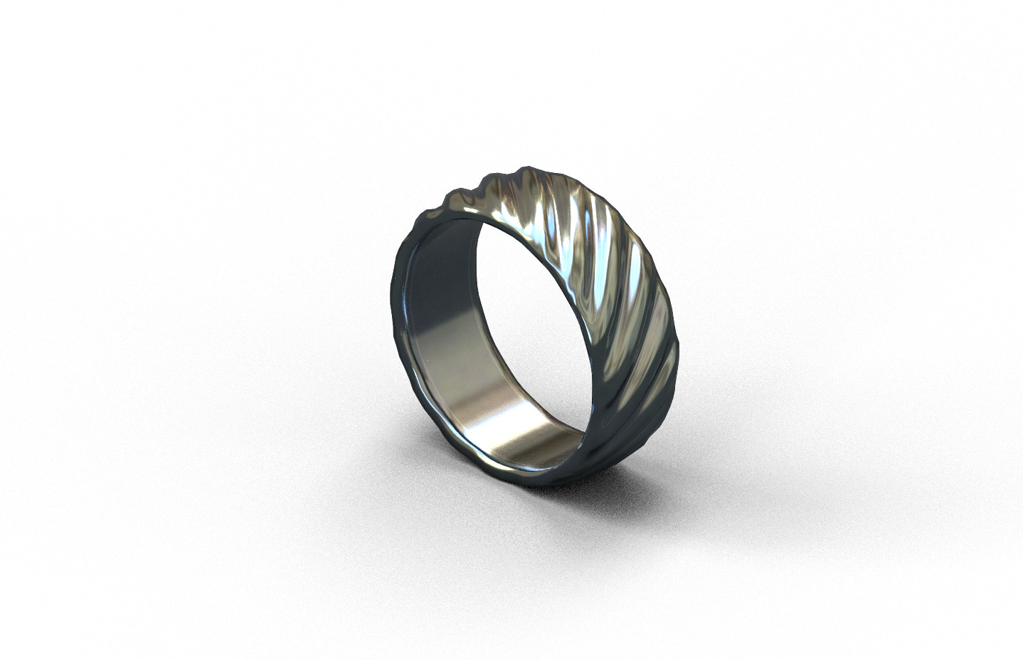 High-Quality 3D Ring Model Low-poly 3D model_2