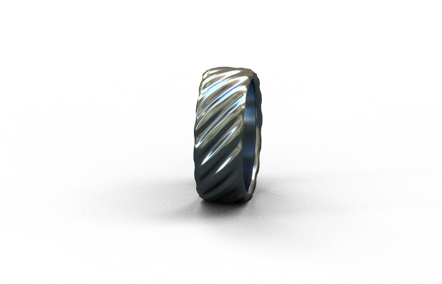 High-Quality 3D Ring Model Low-poly 3D model_3